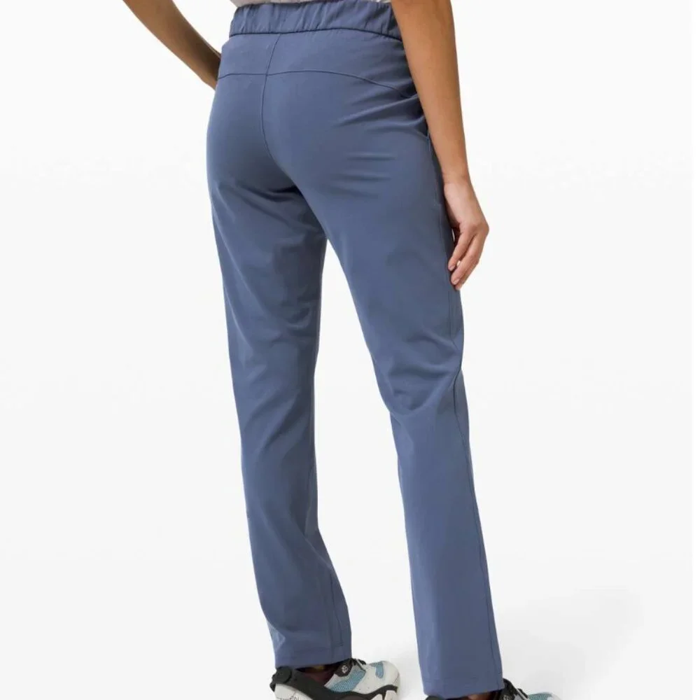 Lululemon On the Fly Pant Full Length Ink Blue Size 6 - Picture 2 of 5